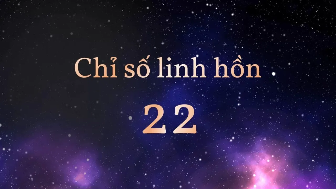 chỉ số linh hồn 22