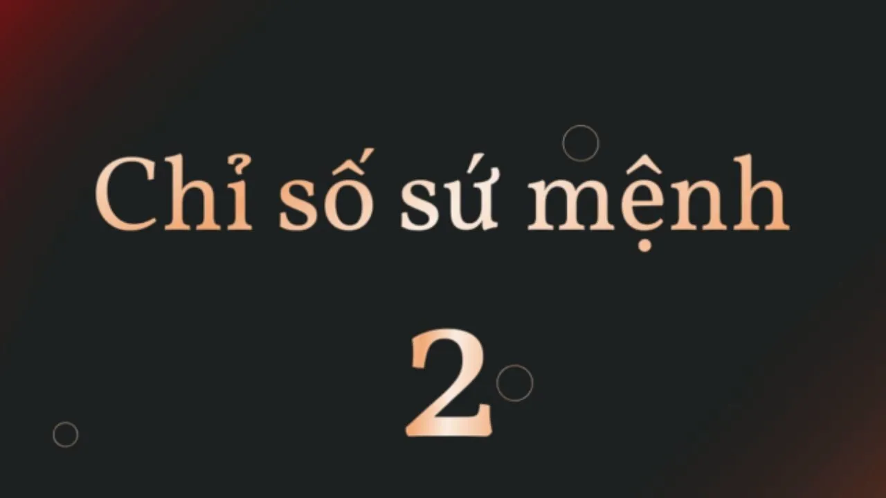 chỉ số sứ mệnh 2