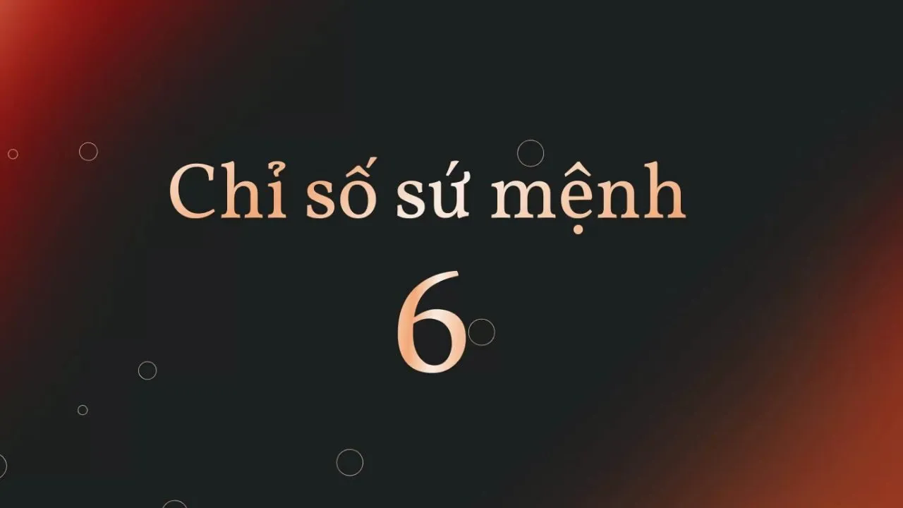 chỉ số sứ mệnh 6