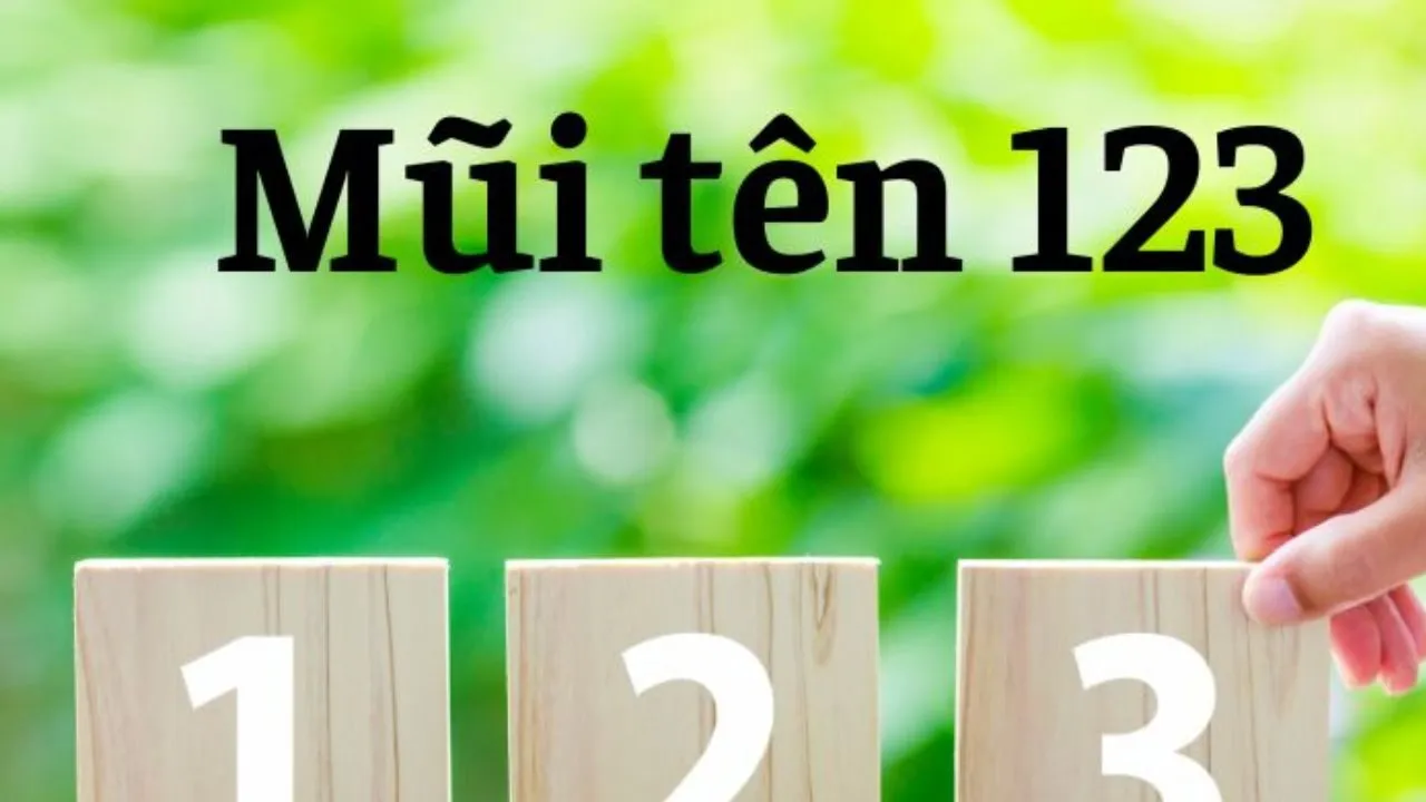 mũi tên 123